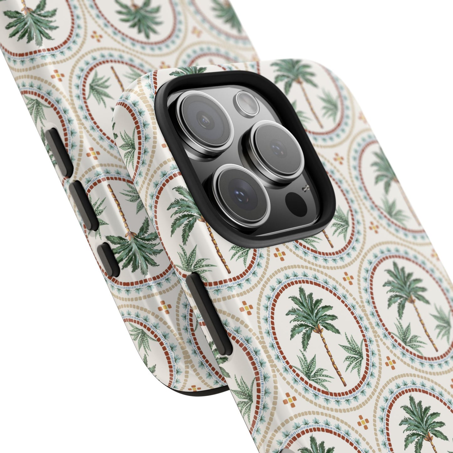Tropical Tile Palm - Tough Phone Case - Arc & Bold