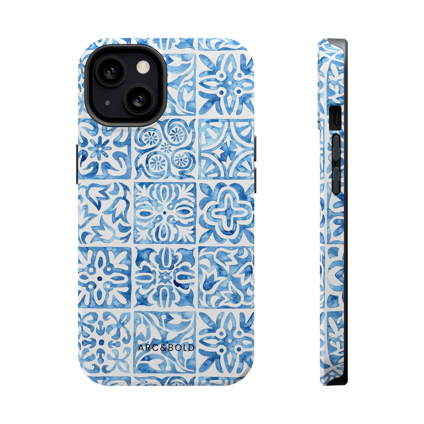 Blue Mosaic - Magnetic Phone Case - Arc & Bold