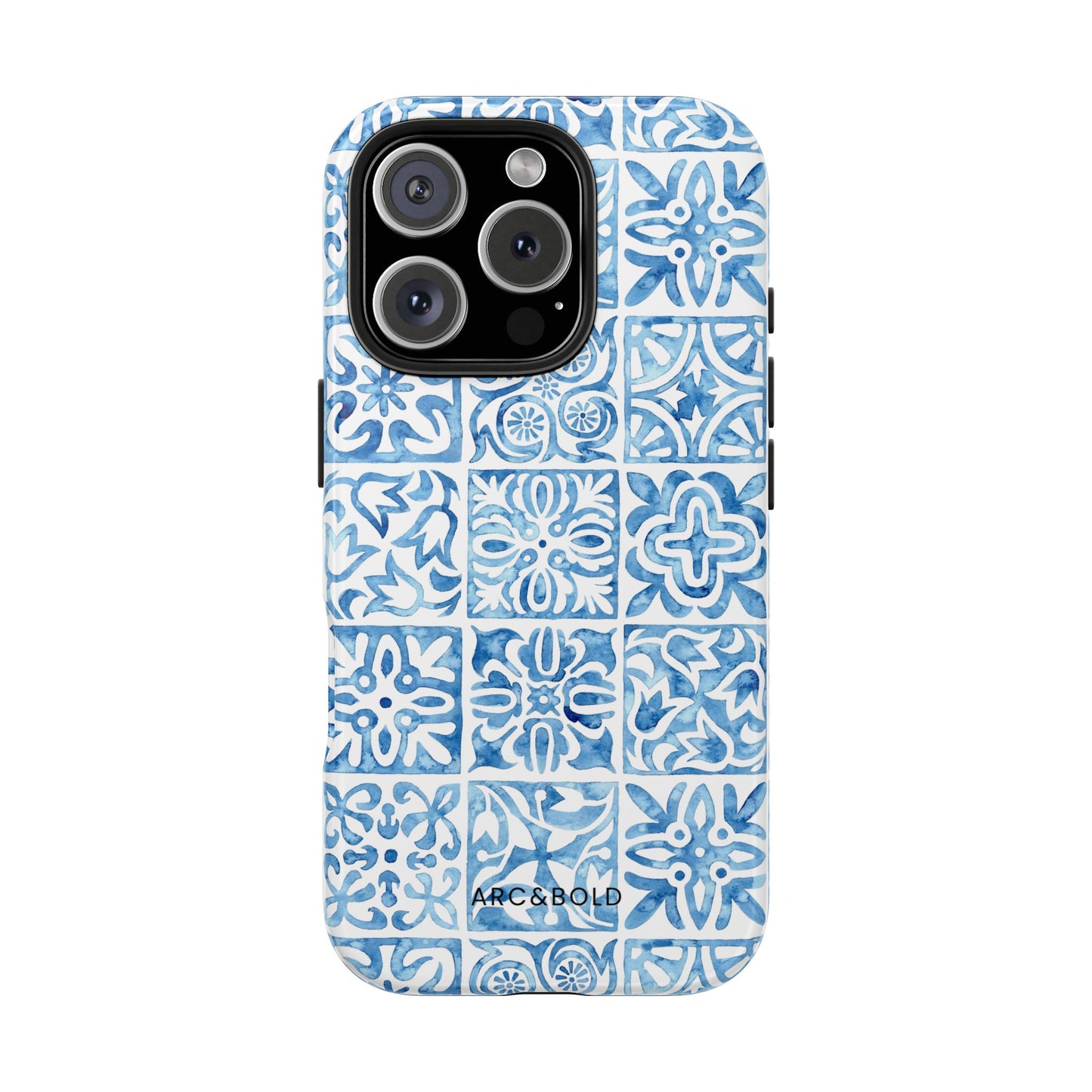 Blue Mosaic - Tough Phone Case - Arc & Bold