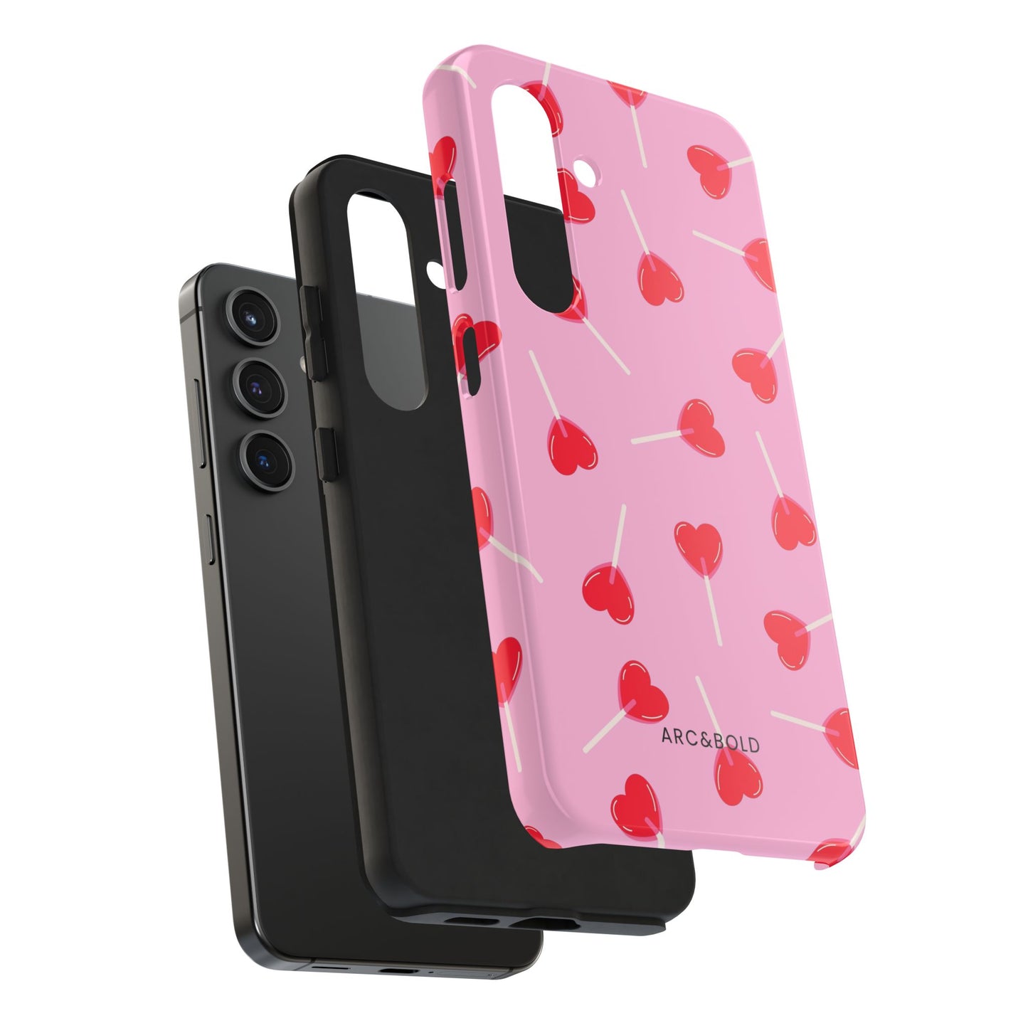 Heart Pops - Tough Phone Case - Arc & Bold