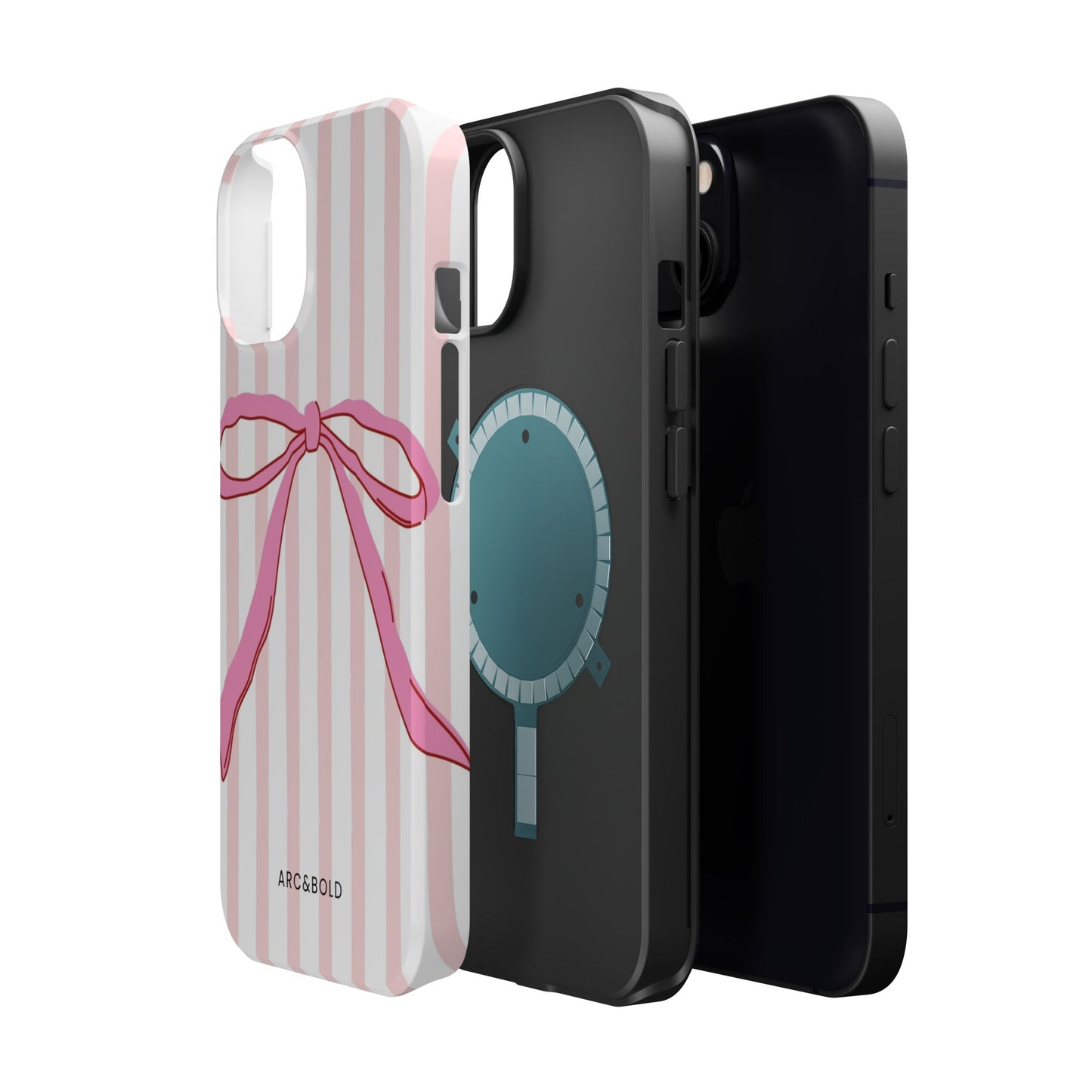 Pink Bow - Magnetic Phone Case - Arc & Bold