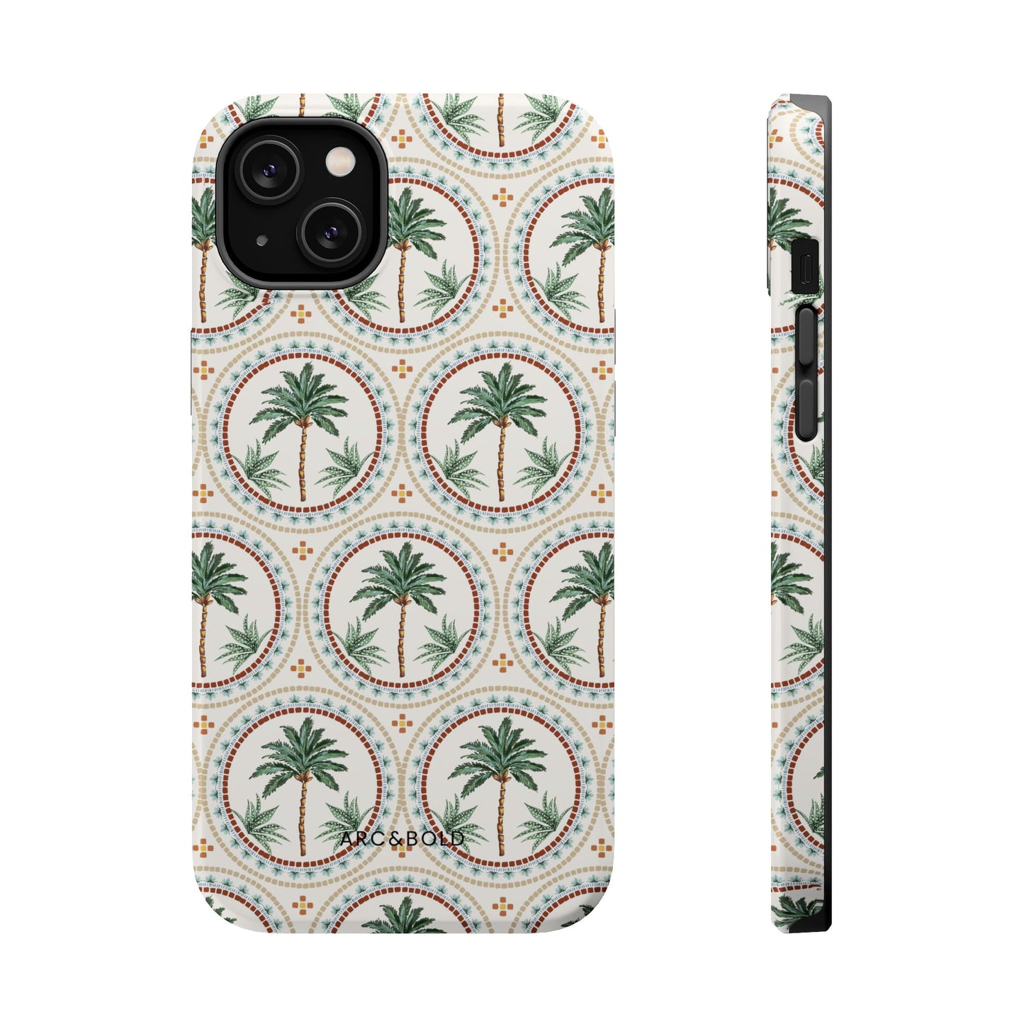 Tropical Tile Palm - Magnetic Tough Case - Arc & Bold
