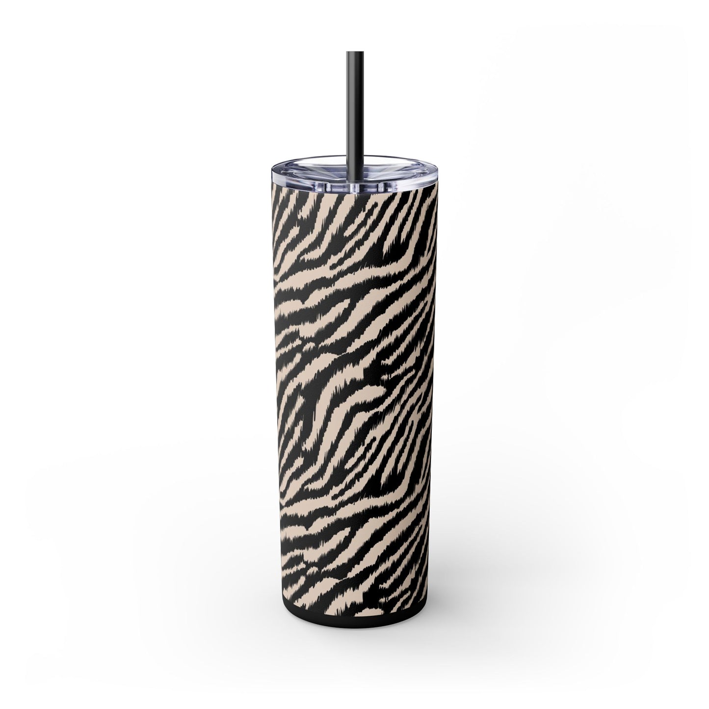 Zebra - Skinny Tumbler with Straw, 20oz