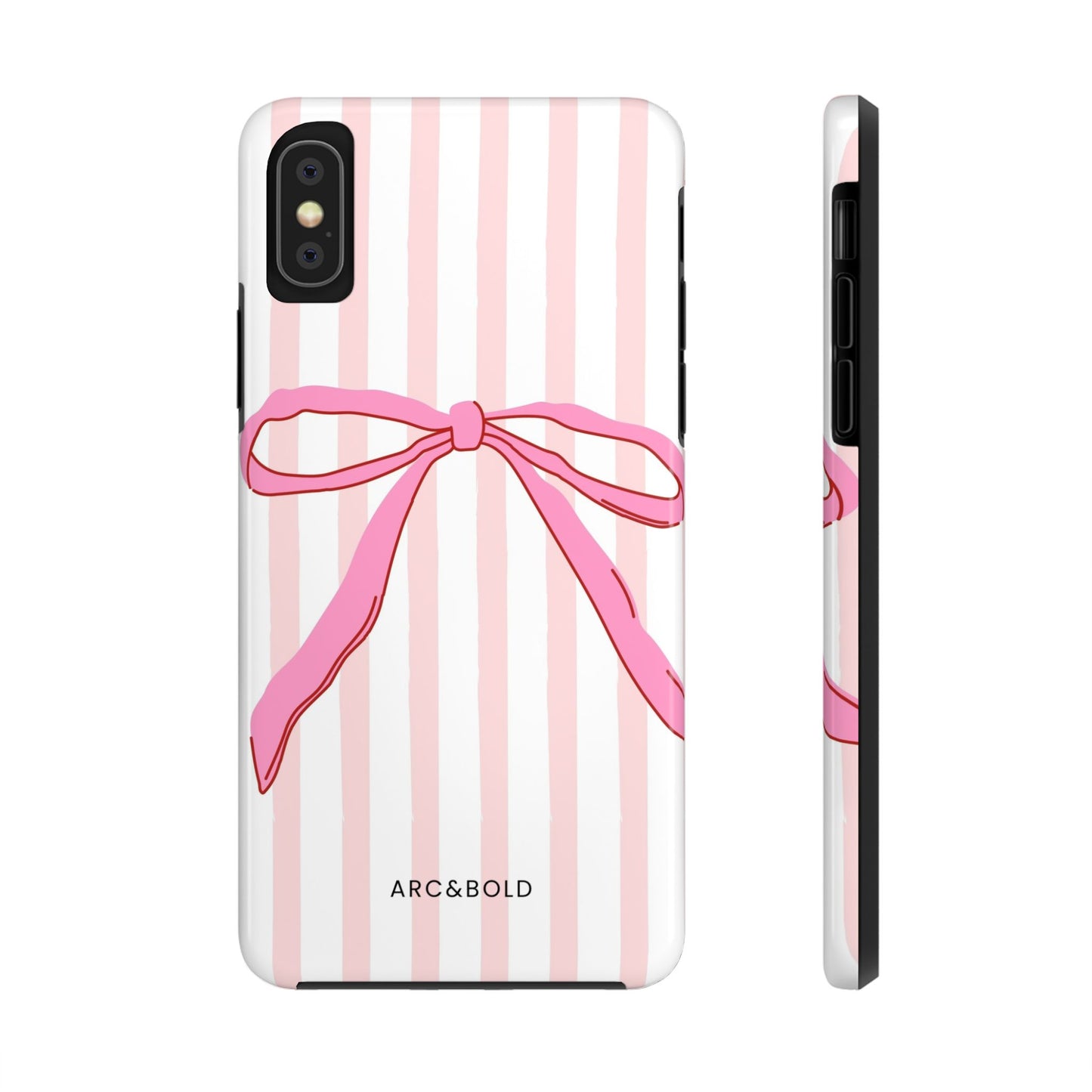 Pink Bow - Tough Phone Case - Arc & Bold