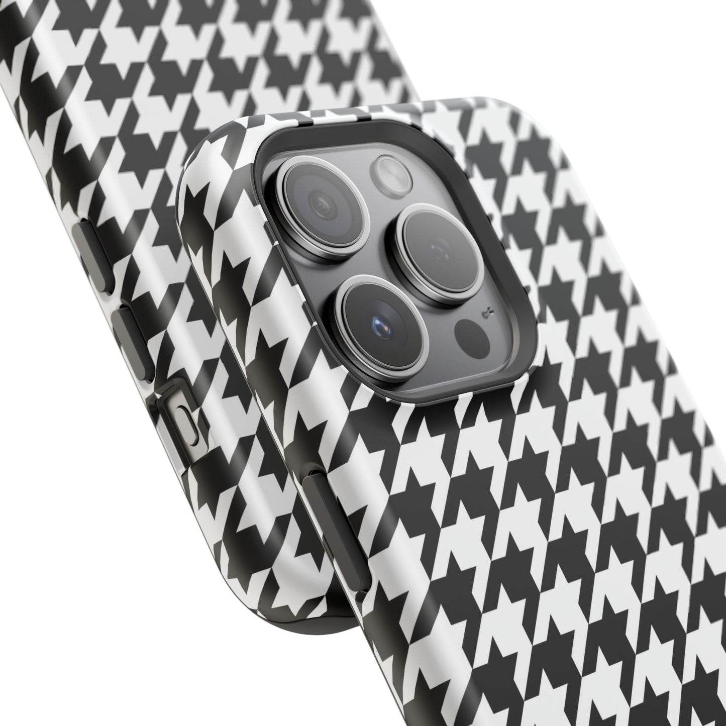 Houndstooth - Magnetic Phone Case - Arc & Bold