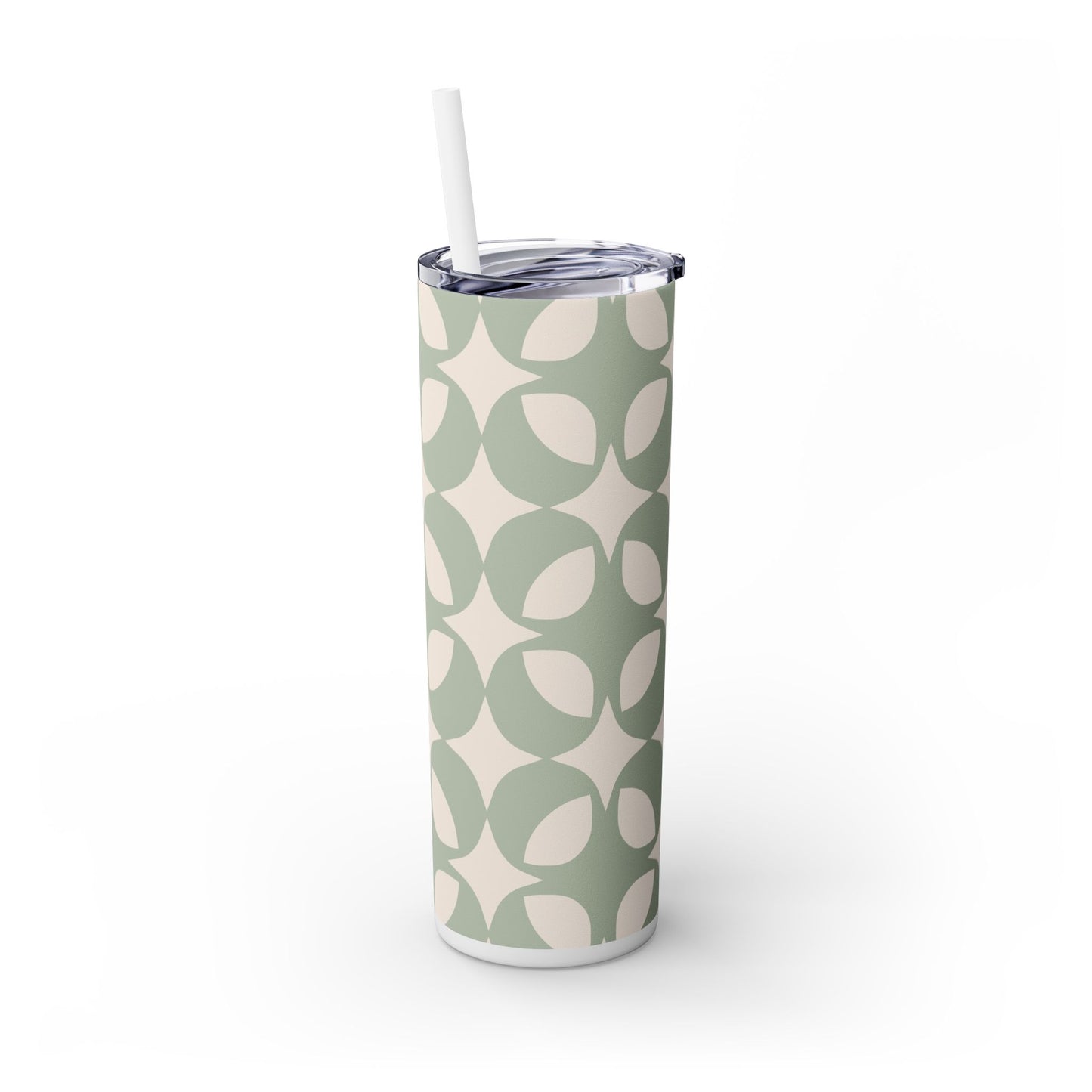 Sage Serenity - Skinny Tumbler with Straw, 20oz