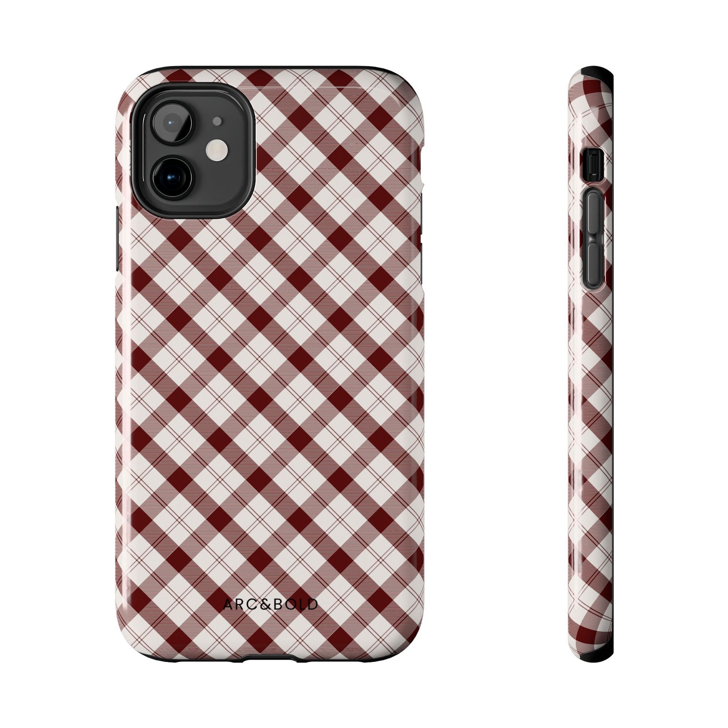 Maroon - Tough Phone Case - Arc & Bold