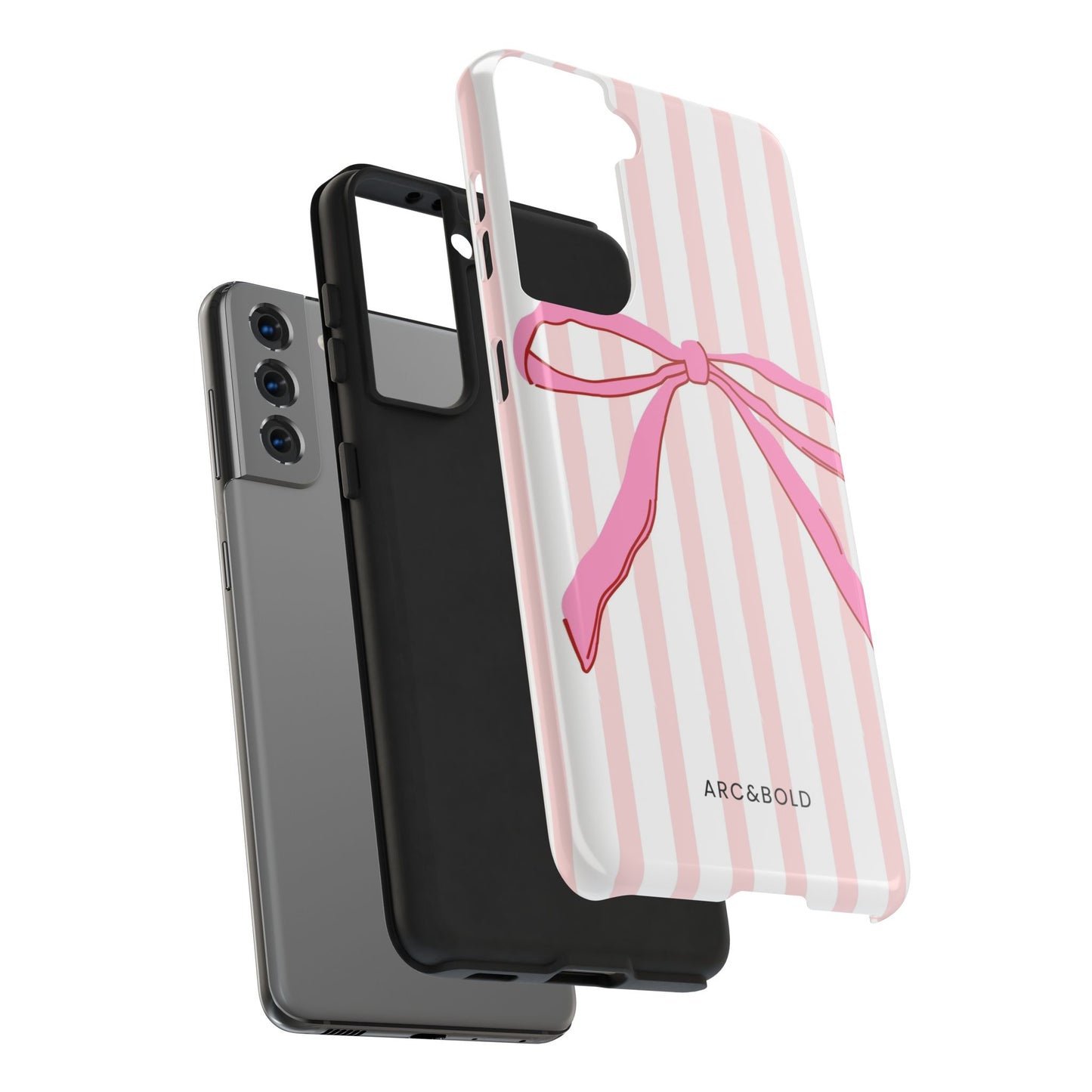 Pink Bow - Tough Phone Case - Arc & Bold