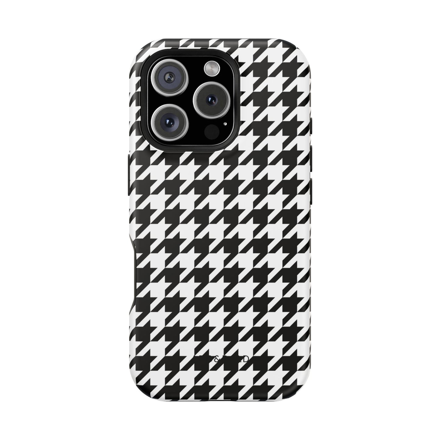 Houndstooth - Magnetic Phone Case - Arc & Bold