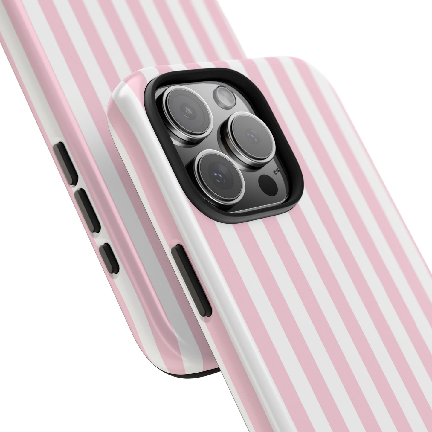 Pink Striped - Tough Phone Case - Arc & Bold