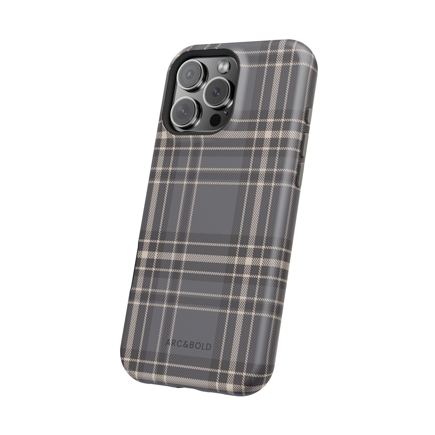 Monochrome Tartan - Magnetic Tough Case - Arc & Bold
