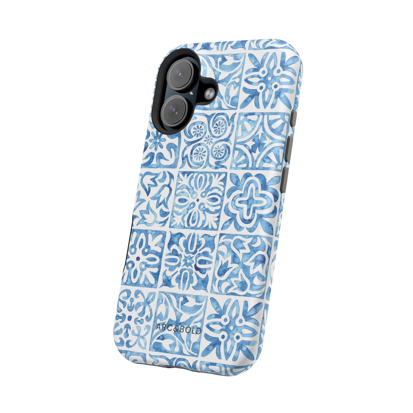 Blue Mosaic - Magnetic Phone Case - Arc & Bold