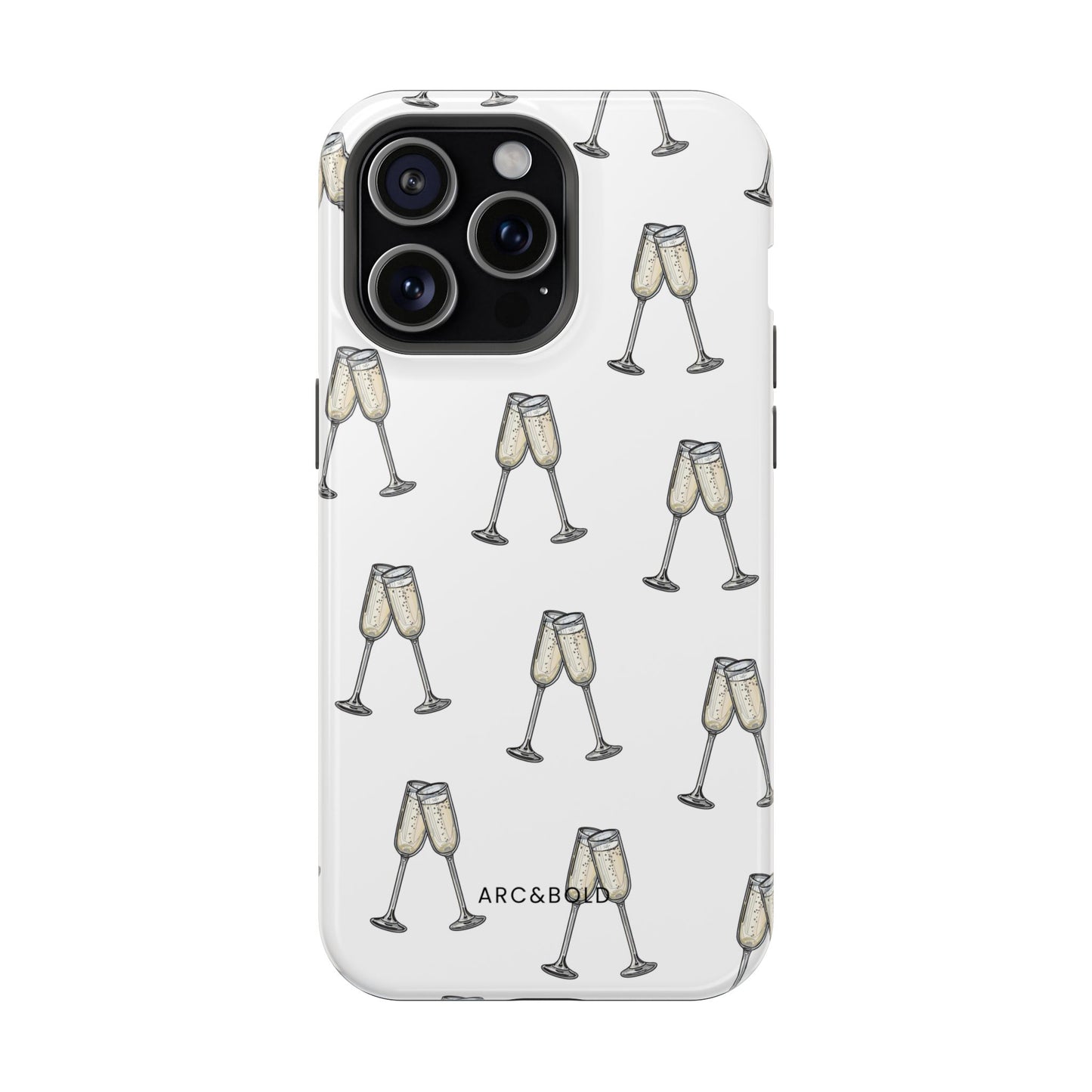 Champagne Toast -Magnetic Tough Case - Arc & Bold