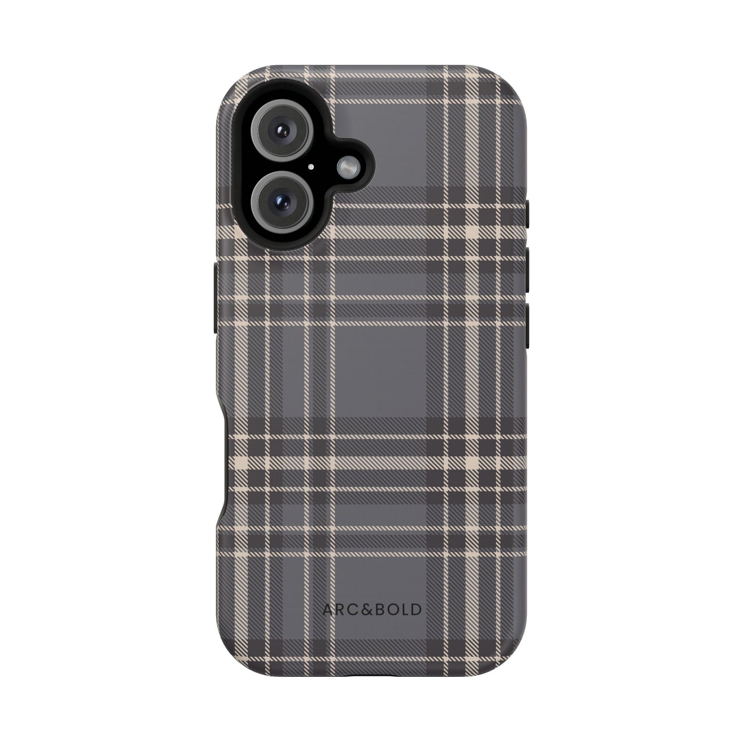 Monochrome Tartan - Magnetic Tough Case - Arc & Bold
