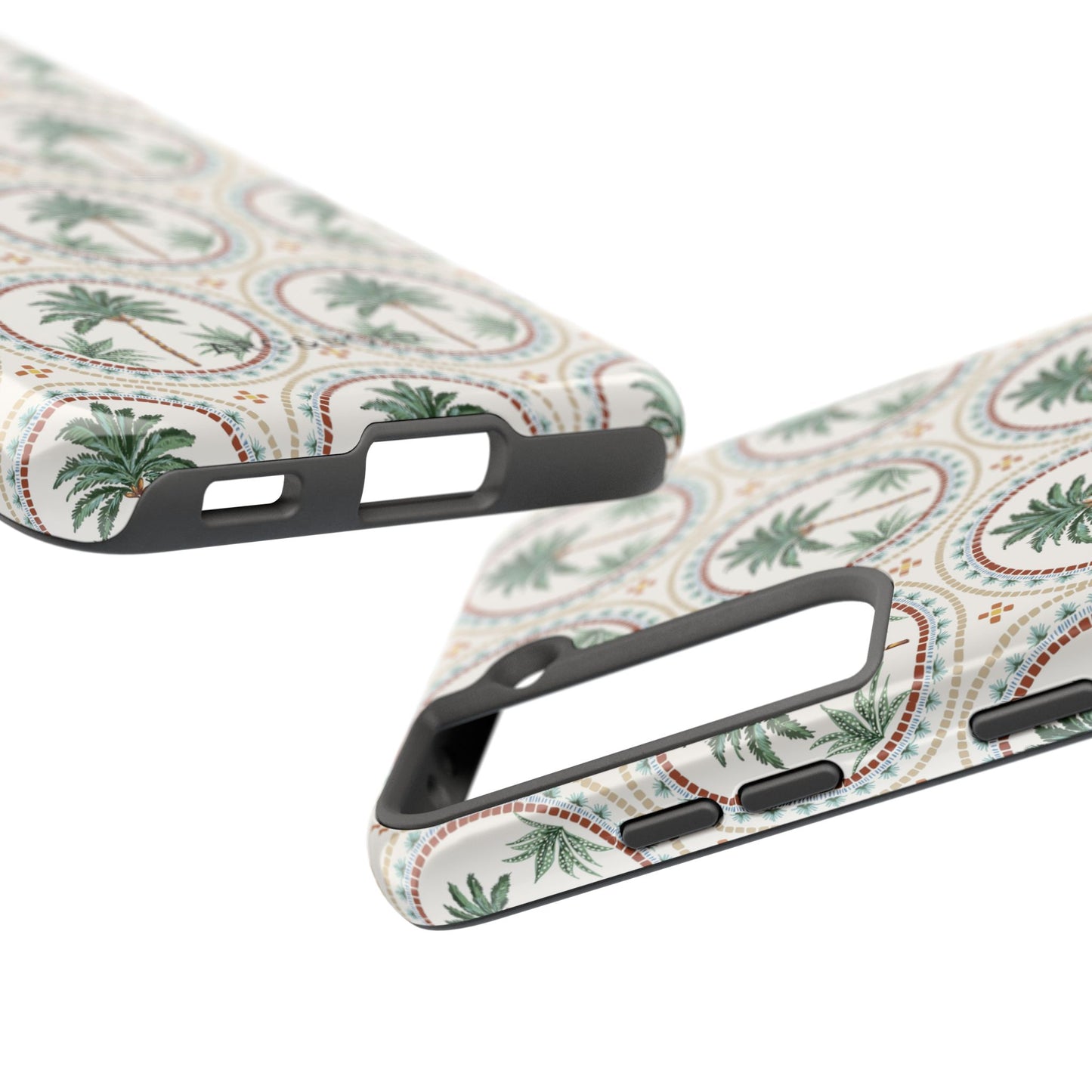 Tropical Tile Palm - Tough Phone Case - Arc & Bold
