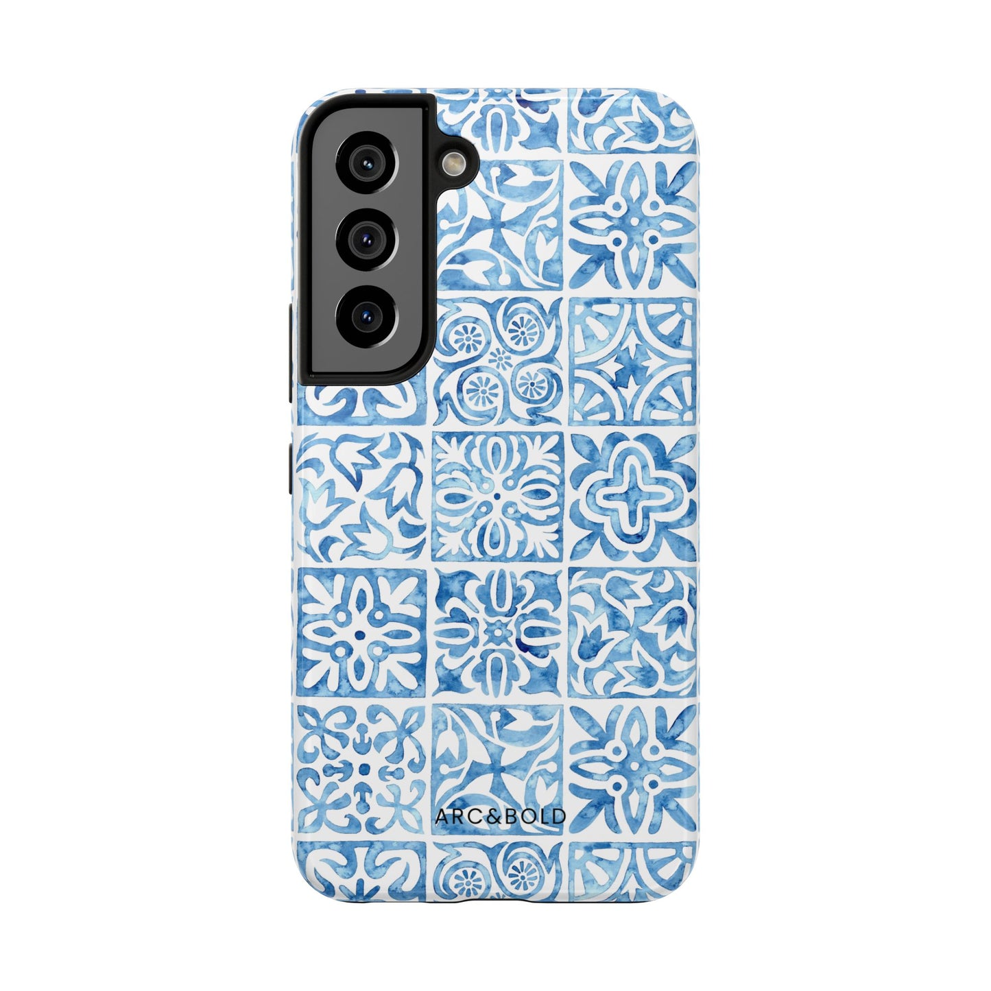 Blue Mosaic - Tough Phone Case - Arc & Bold