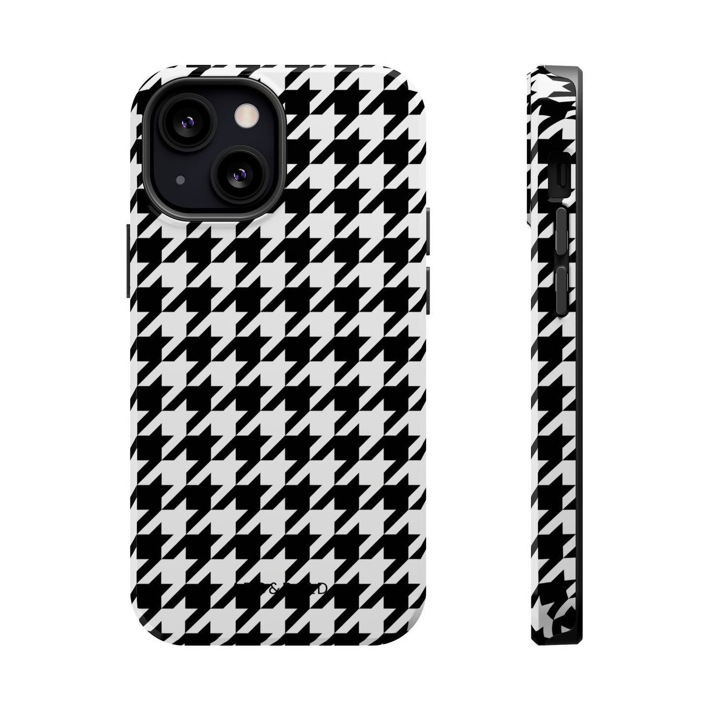 Houndstooth - Magnetic Phone Case - Arc & Bold