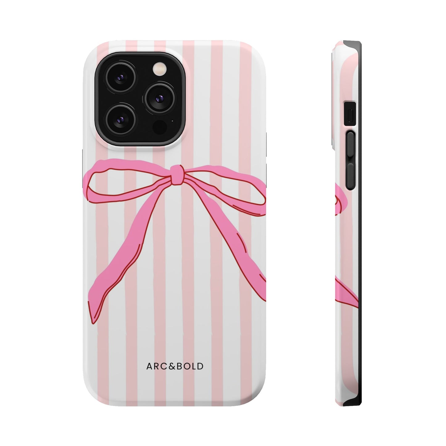 Pink Bow - Magnetic Phone Case - Arc & Bold