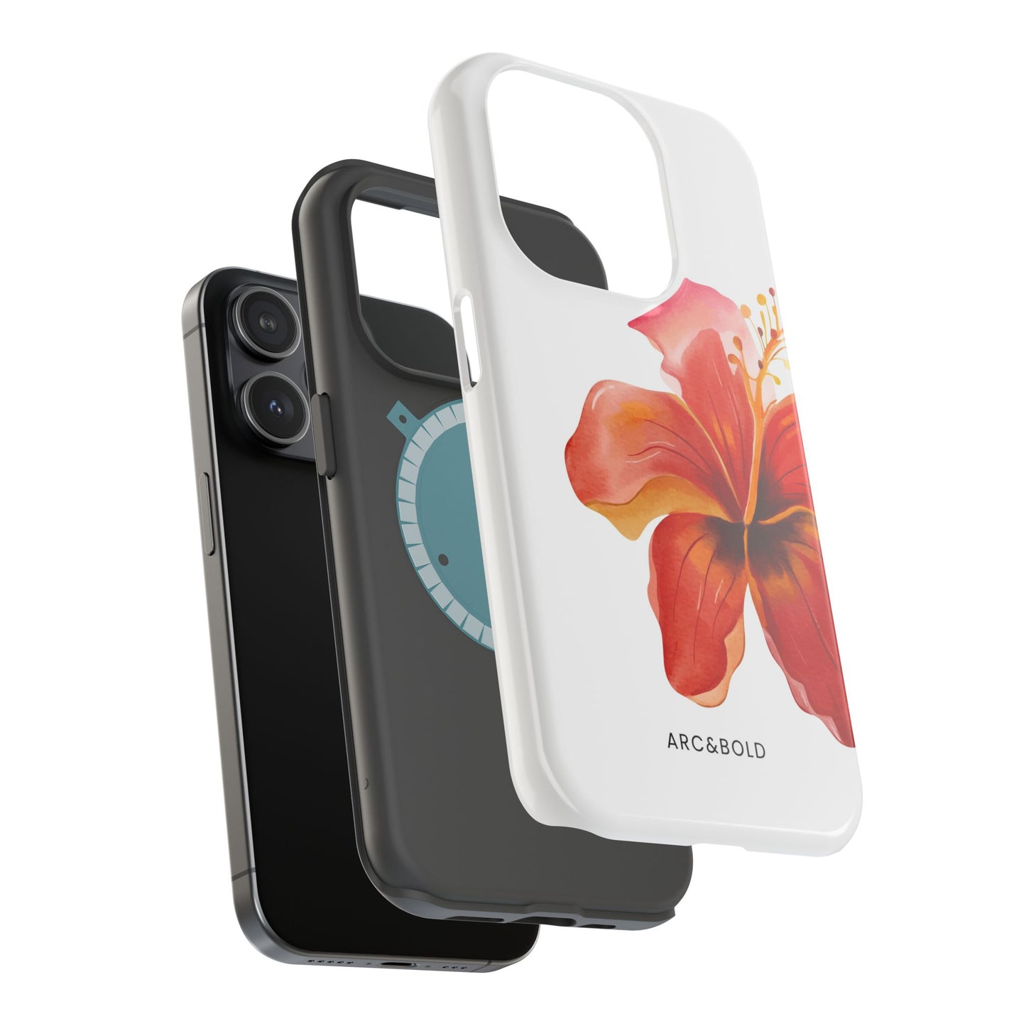 Hibiscus - Magnetic Tough Case - Arc & Bold