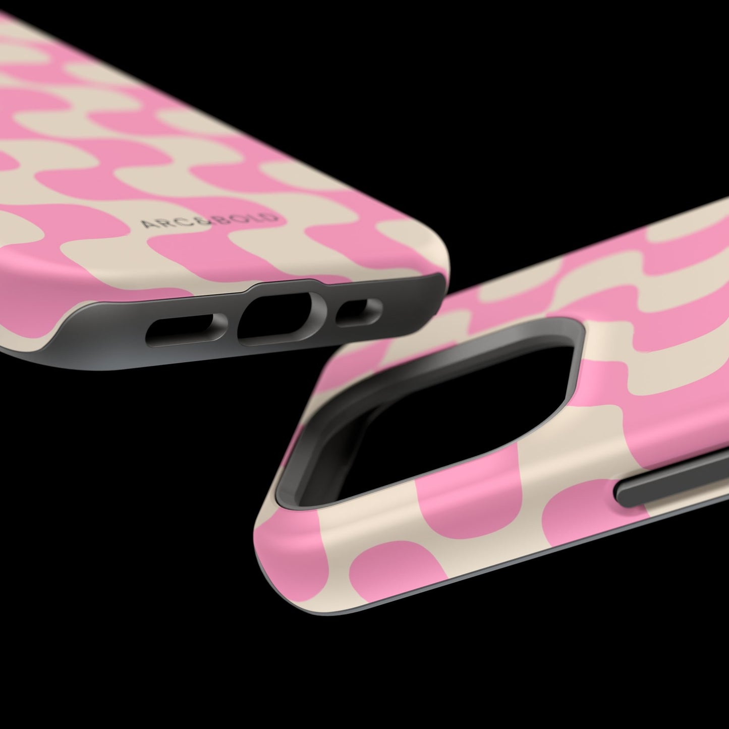 Pink Waves - Magnetic Phone Case - Arc & Bold
