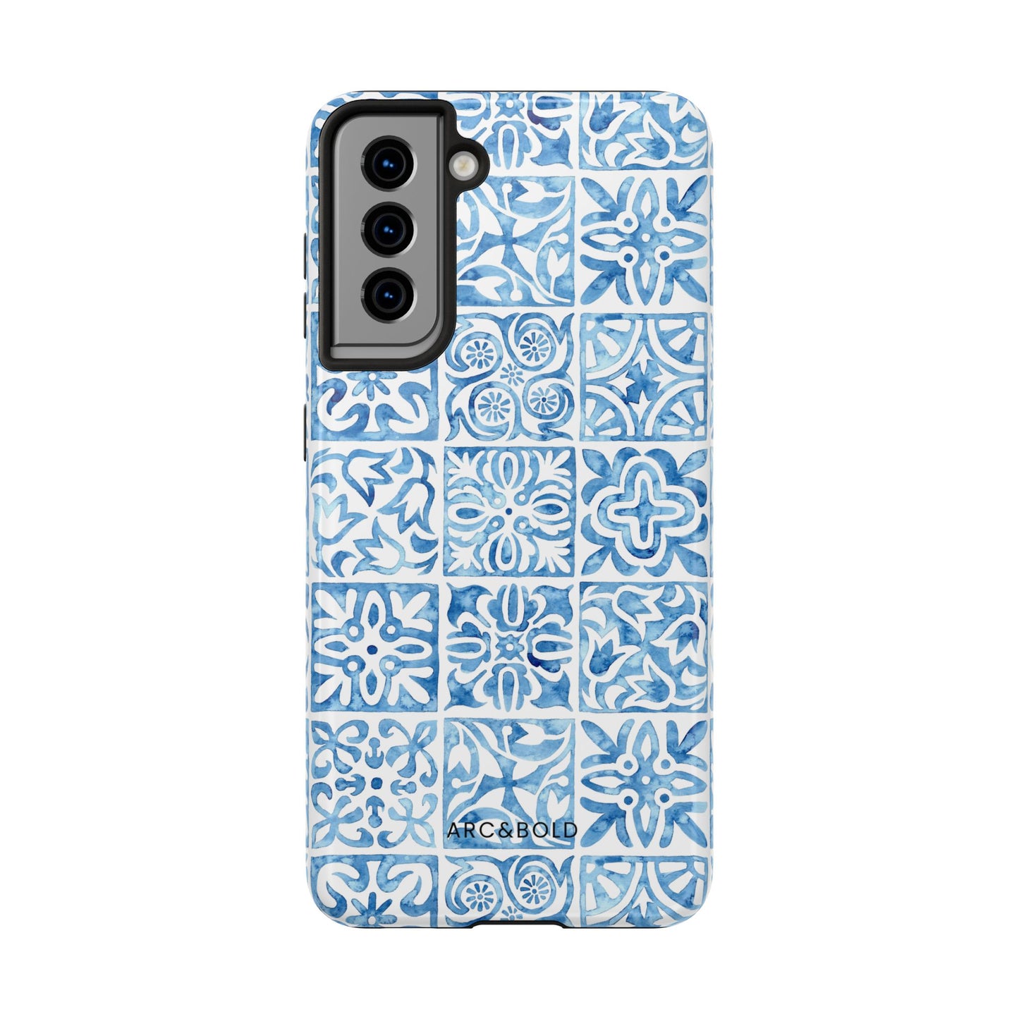 Blue Mosaic - Tough Phone Case - Arc & Bold