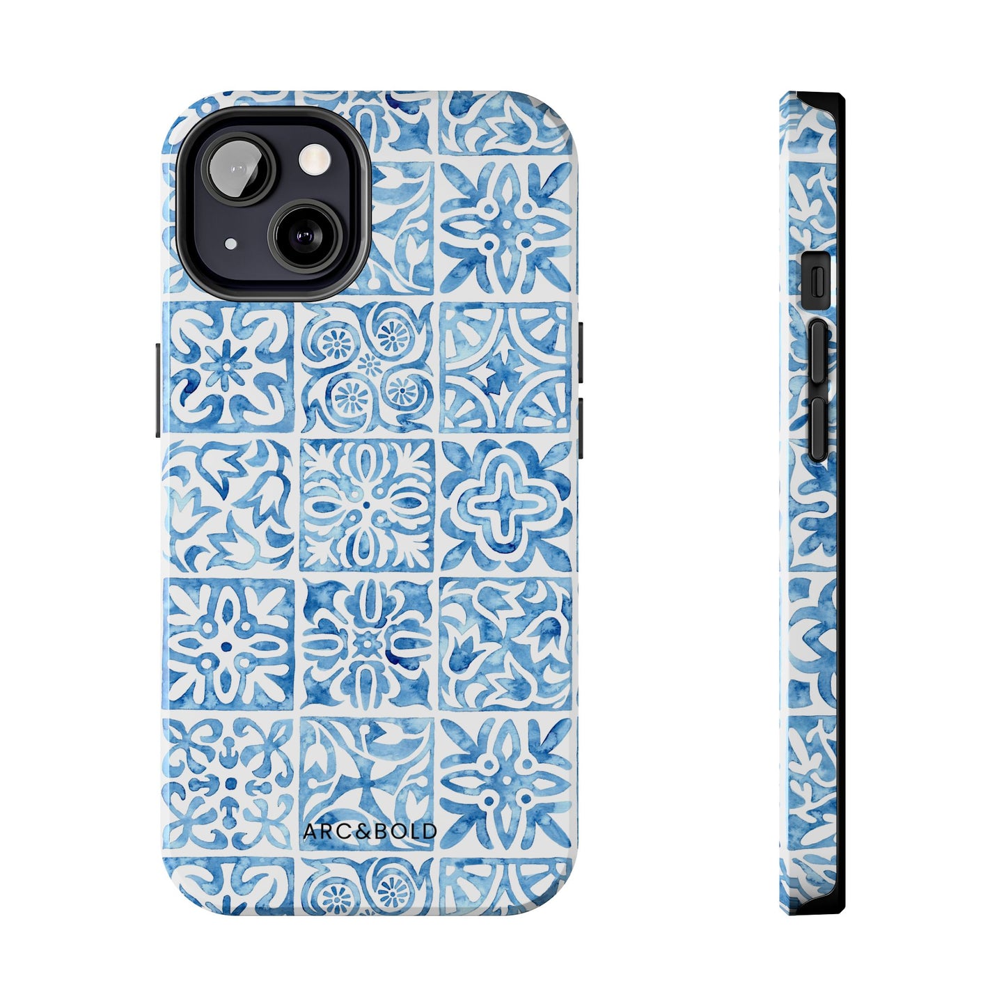 Blue Mosaic - Tough Phone Case - Arc & Bold