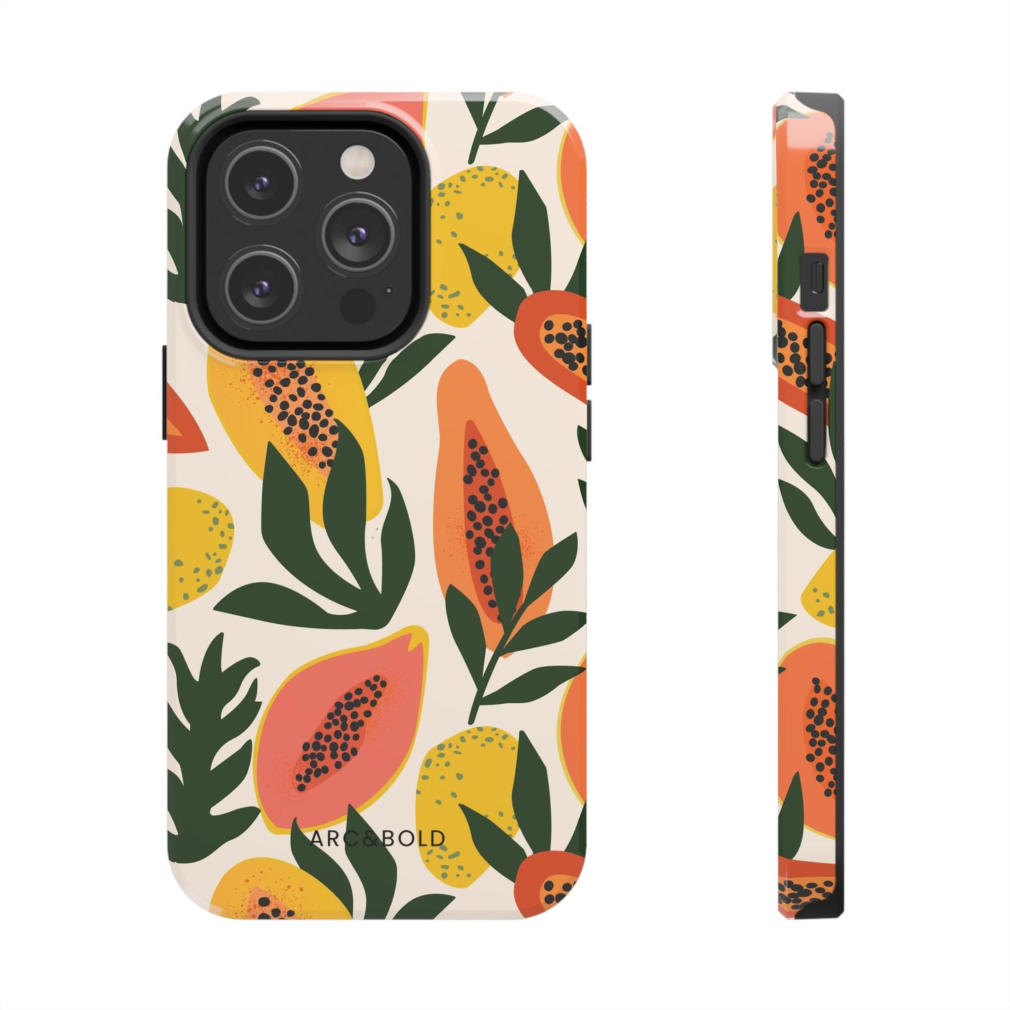 Papaya - Tough Phone Case - Arc & Bold