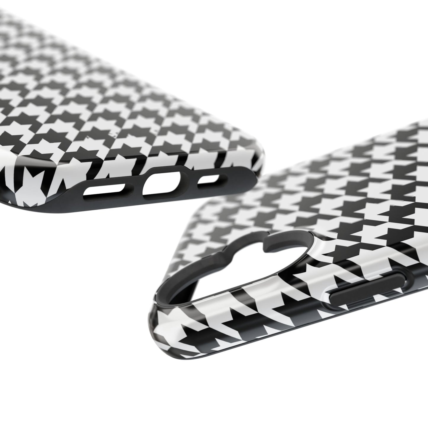 Houndstooth - Magnetic Phone Case - Arc & Bold