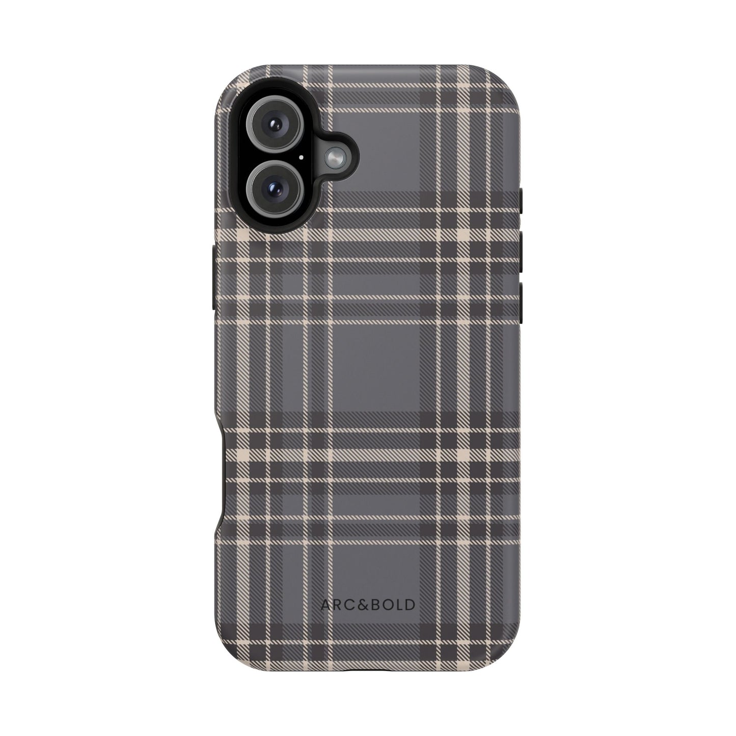 Monochrome Tartan - Magnetic Tough Case - Arc & Bold