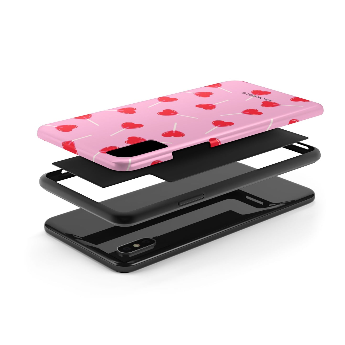 Heart Pops - Tough Phone Case - Arc & Bold