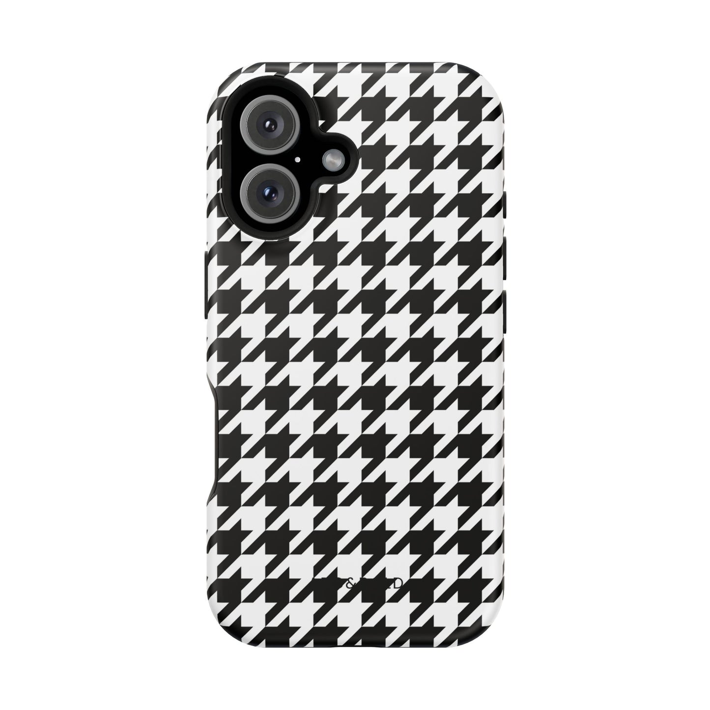 Houndstooth - Magnetic Phone Case - Arc & Bold