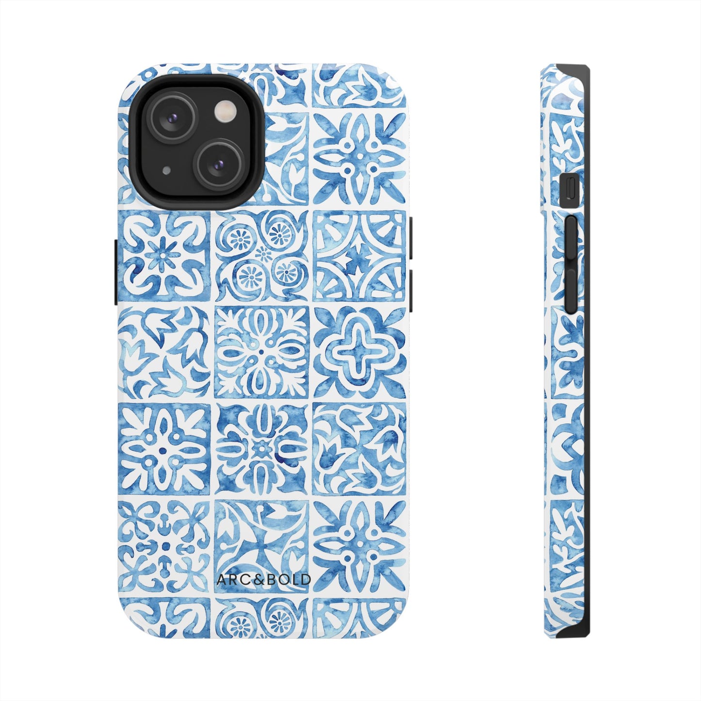 Blue Mosaic - Tough Phone Case - Arc & Bold