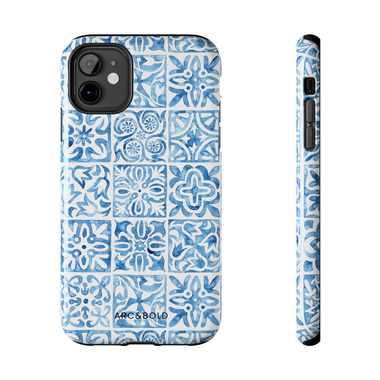 Blue Mosaic - Tough Phone Case - Arc & Bold