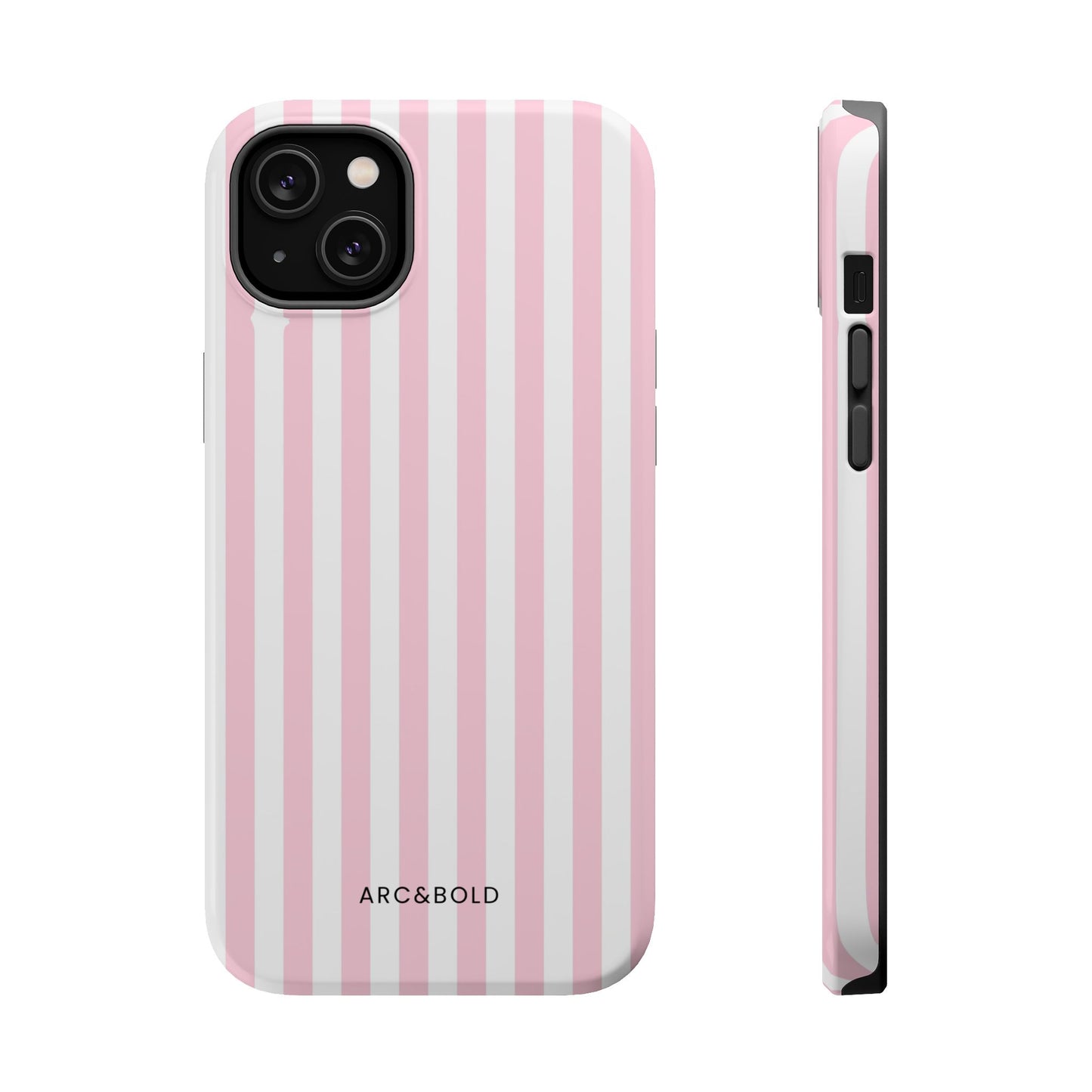 Pink Striped - Magnetic Tough Case - Arc & Bold