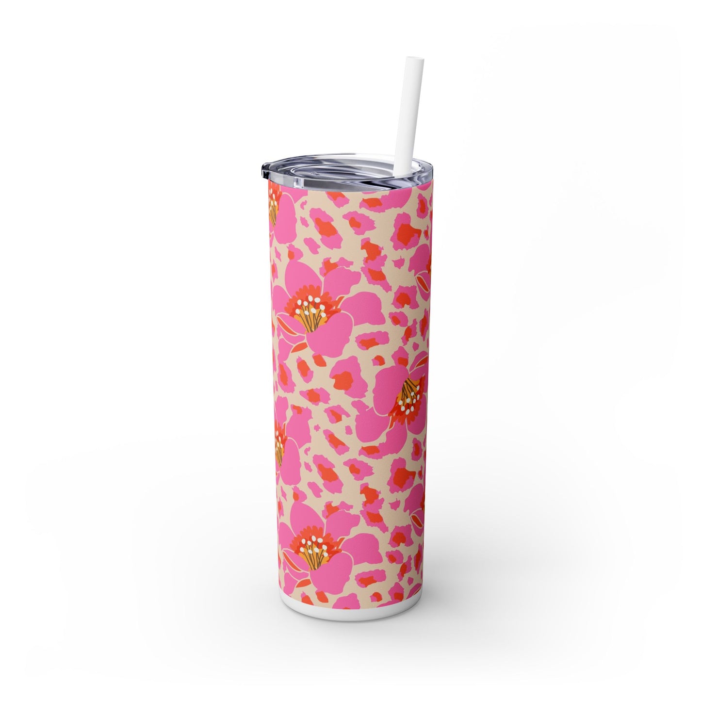 Radiant Garden - Skinny Tumbler with Straw, 20oz - Arc & Bold