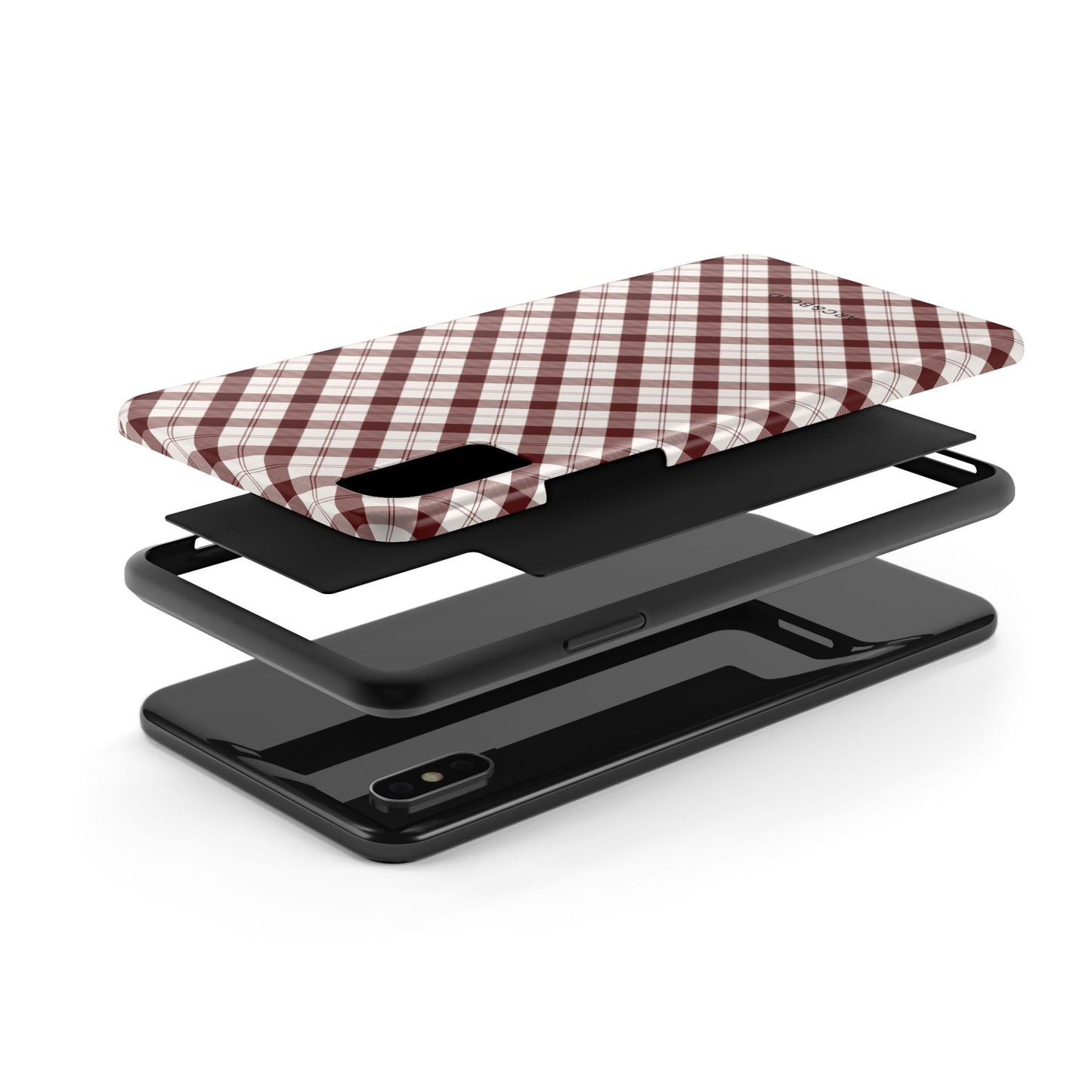 Maroon - Tough Phone Case - Arc & Bold