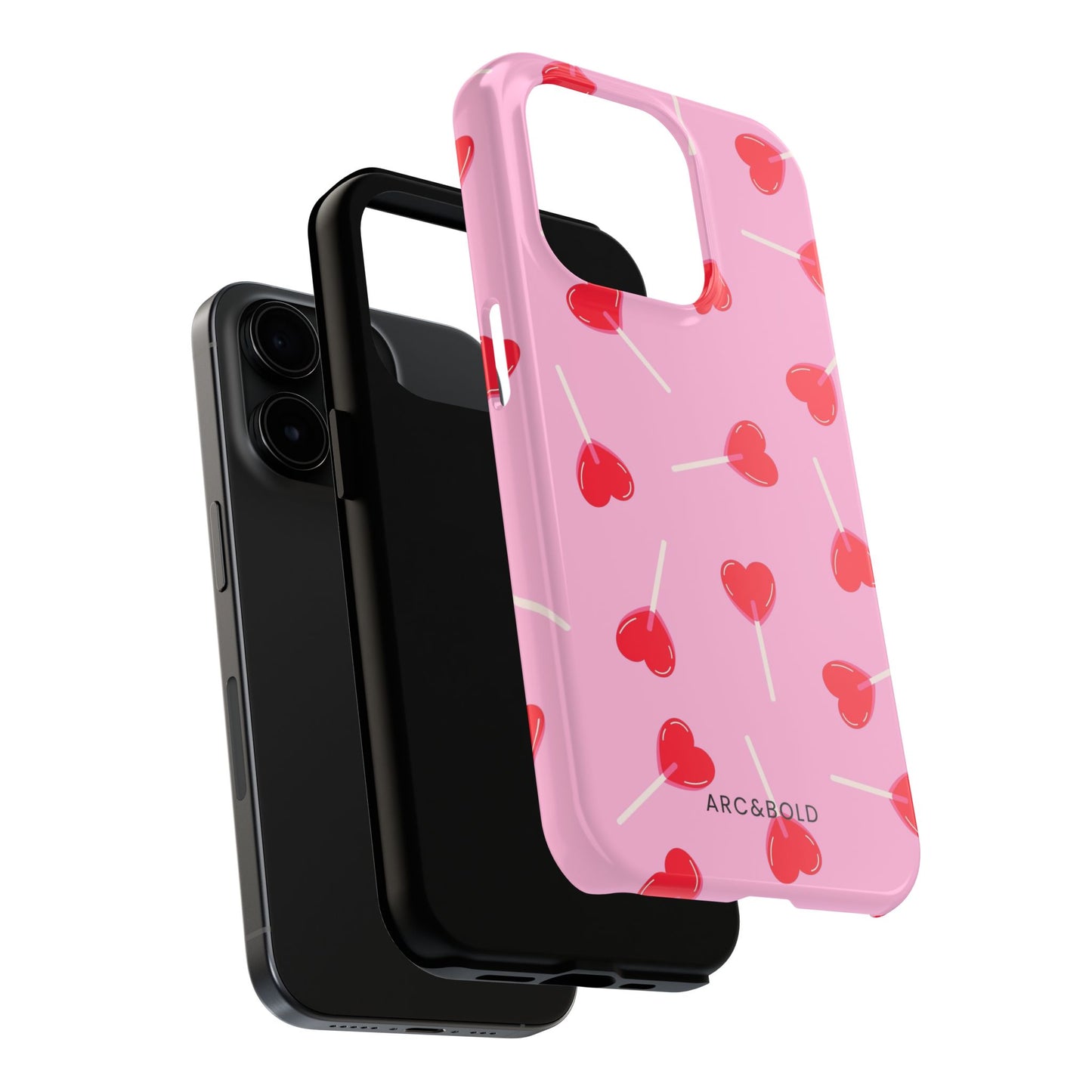 Heart Pops - Tough Phone Case - Arc & Bold