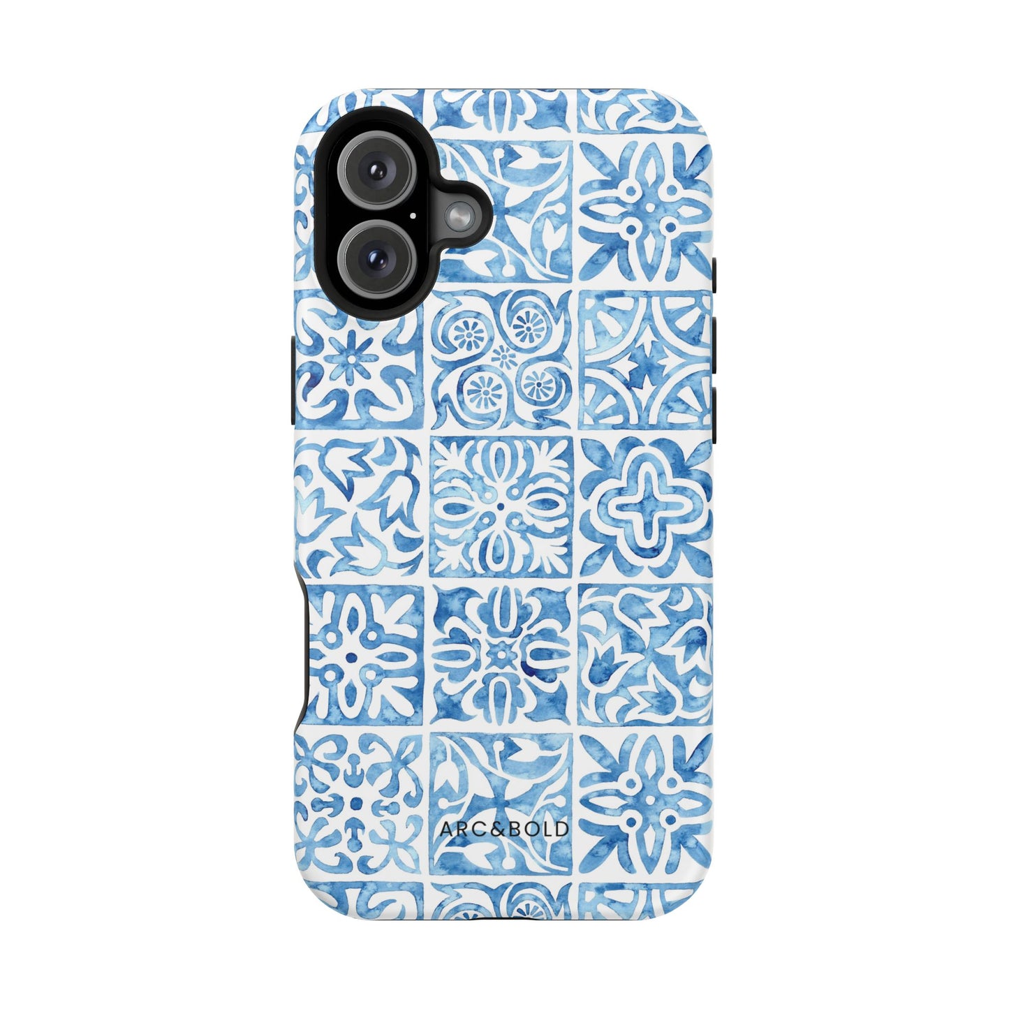 Blue Mosaic - Magnetic Phone Case - Arc & Bold
