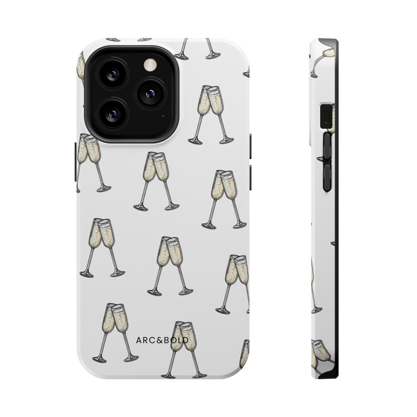 Champagne Toast -Magnetic Tough Case - Arc & Bold
