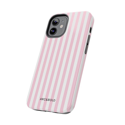 Pink Striped - Tough Phone Case - Arc & Bold