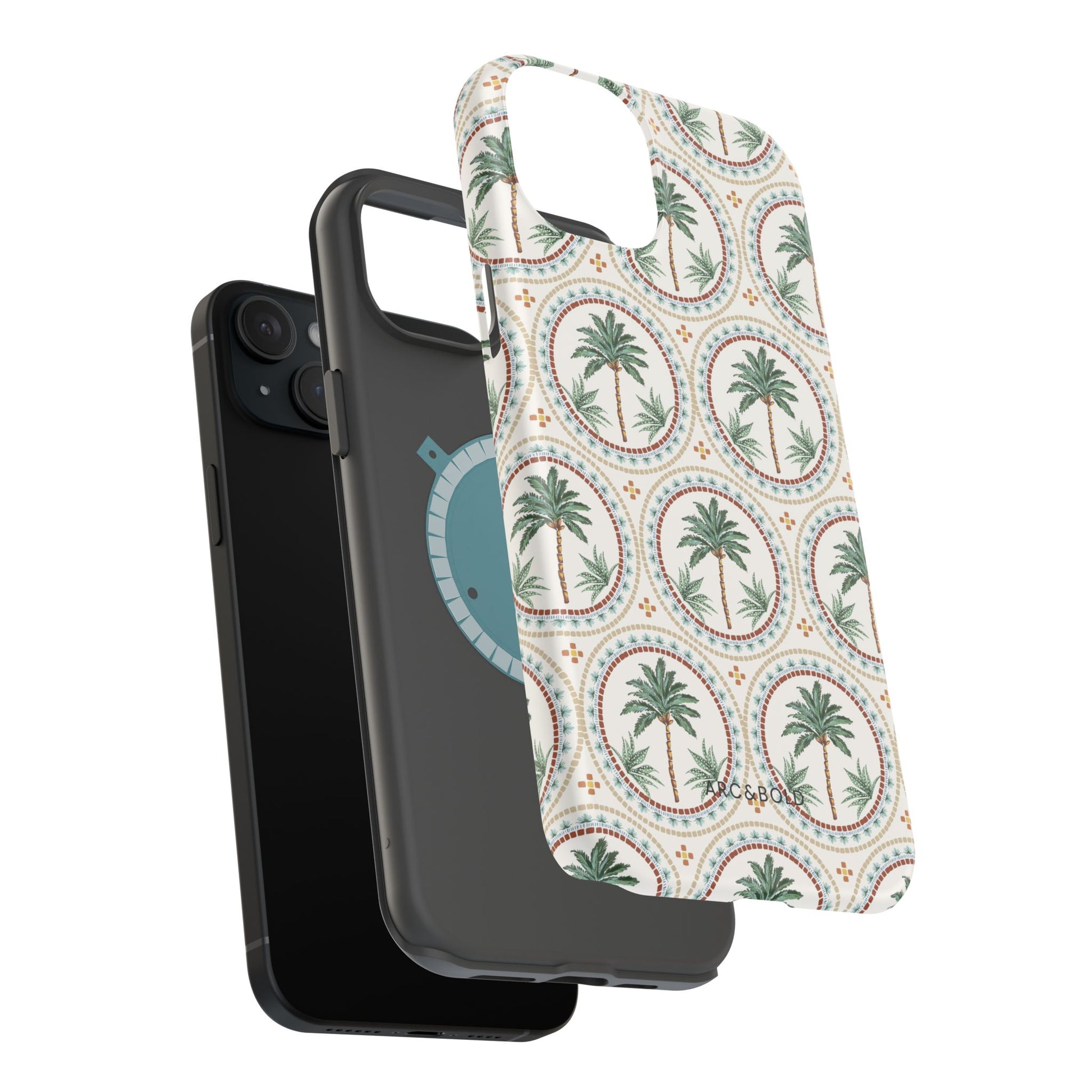 Tropical Tile Palm - Magnetic Tough Case - Arc & Bold
