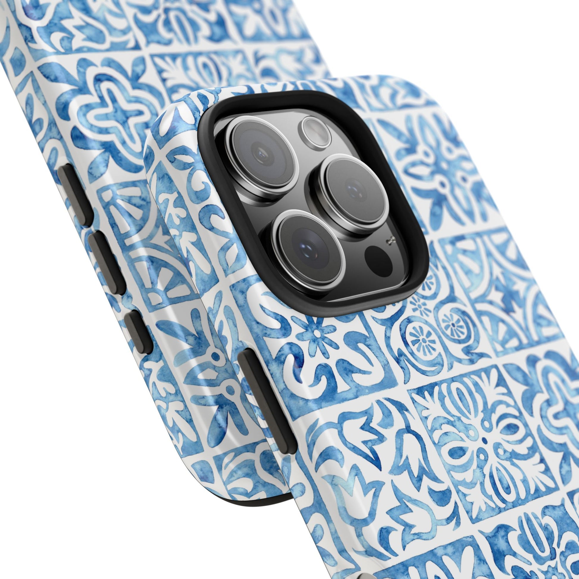 Blue Mosaic - Tough Phone Case - Arc & Bold