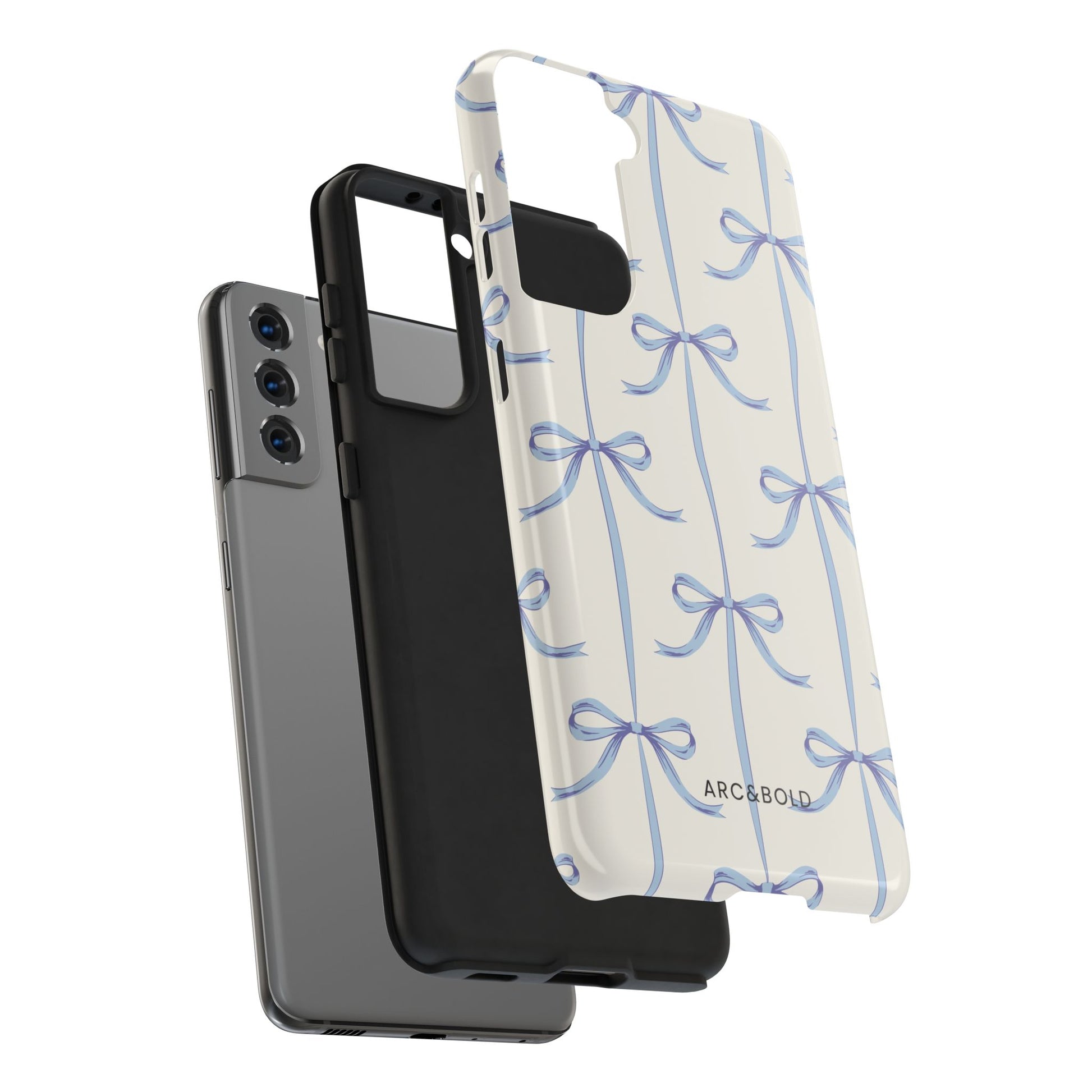 Blue Bow - Tough Phone Case - Arc & Bold