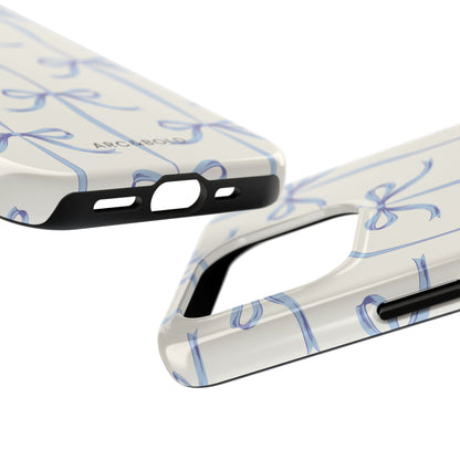 Blue Bow - Tough Phone Case - Arc & Bold