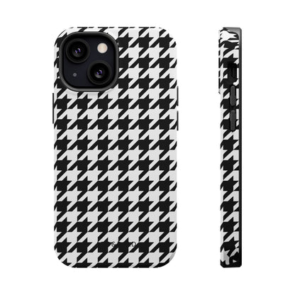 Houndstooth - Magnetic Phone Case - Arc & Bold