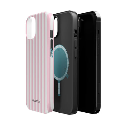 Pink Striped - Magnetic Tough Case - Arc & Bold