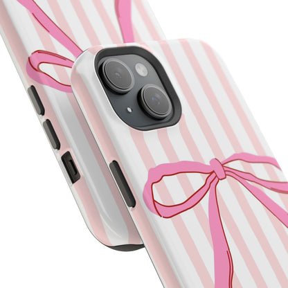 Pink Bow - Magnetic Phone Case - Arc & Bold