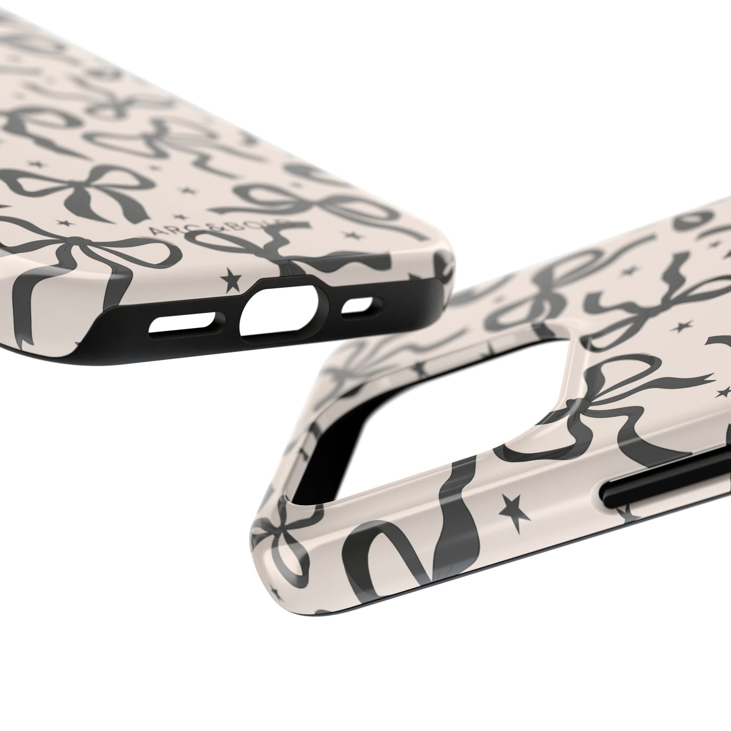 Noir Bows - Tough Phone Case