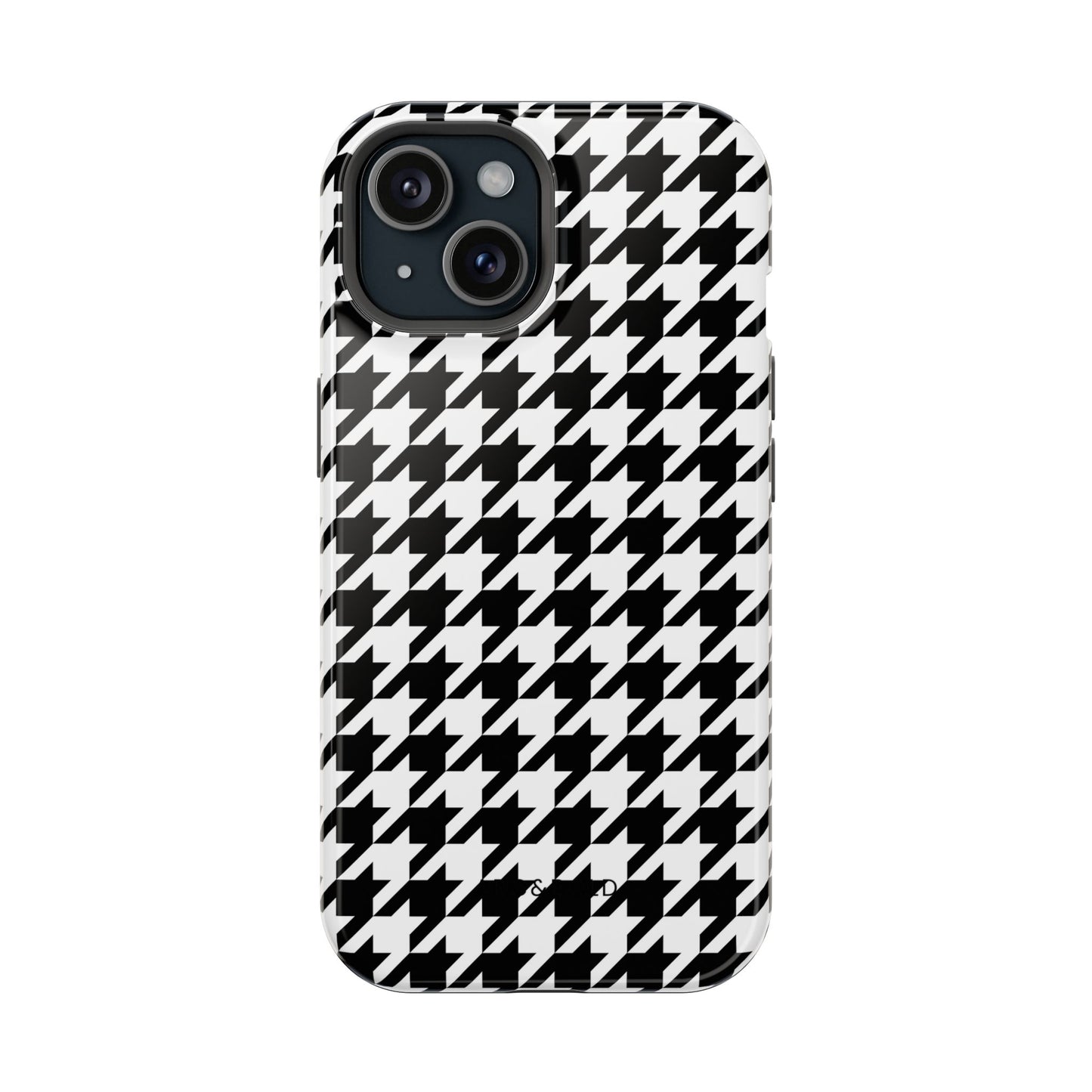 Houndstooth - Magnetic Phone Case - Arc & Bold