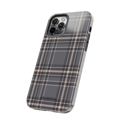Monochrome Tartan - Tough Phone Case